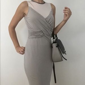 MEXX Gray Sleeveless Bodycon Dress Size: XS